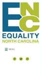 Mobile Screenshot of equalityncfoundation.org